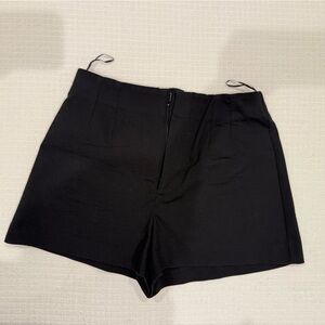 Zara Black Casual Shorts